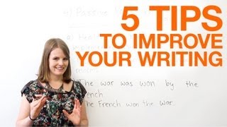 5 tips to improve your writing [upl. by Veats]