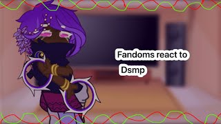 Fandom react to Dsmp  Gacha club  rushed kinda [upl. by Schnell]