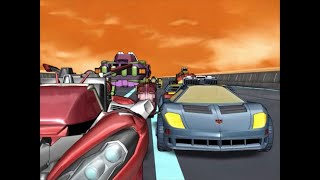 Transformers Cybertron  Wacky Races Opening Theme [upl. by Saqaw]