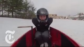 Olympic Bobsled Training With Team USAs Chris Fogt  The Workout  The New York Times [upl. by Ecidnarb]