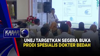 UNEJ TARGETKAN SEGERA BUKA PRODI SPESIALIS DOKTER BEDAH  KABAR JEMBER [upl. by Lenhard649]