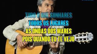 Caetano Veloso Menino Do Rio Karaoke karaoke version  Visite o site wwwtvkaraokecombr [upl. by Aleakam]