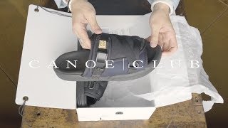 Visvim  Christo Sandal  Black  Unboxing [upl. by Ruthe]