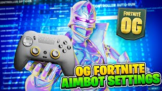 NEW BEST Aimbot Controller Settings For Fortnite Season OG BEST XBOXPS4 Sensitivity [upl. by Mistrot]