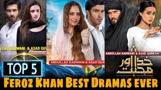 Top 5 Feroz Khan dramas  Feroz Khan Best drama ever [upl. by Nimrak]