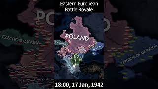 Eastern European Battle Royale  HOI4 WW2 TIMELAPSE [upl. by Yuht]