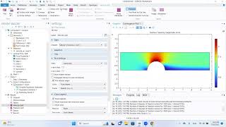 Inviscid flow around the SemiSphere to show DAlemberts Paradox by COMSOL Multiphysics شرح بالعربي [upl. by Derayne779]