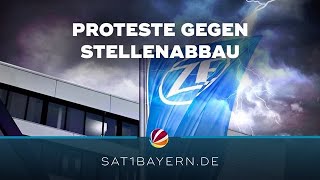 Proteste in Bayern ZF Friedrichshafen plant Stellenabbau [upl. by Zales82]