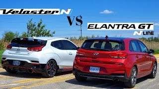 Hyundai Veloster N Vs Elantra GT NLine  Practicallity Vs Performance [upl. by Aro212]