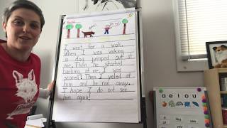 Grade 1 Guided Writing Lesson [upl. by Anayeek]