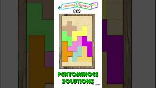 Not an image 223 Solution SETUP Pentominoes Math Puzzle mathchallenge Shorts puzzlegame [upl. by Ikkaj]