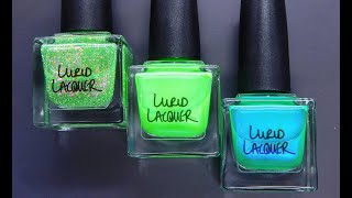 Lurid Lacquer  July Color of the Month [upl. by Anead]