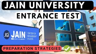 Jain University Entrance Test  All The Details amp Preparation Strategies You Need [upl. by Bridget]