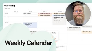 Weekly calendar Simplify planning ahead with Todoist [upl. by Mahgem]