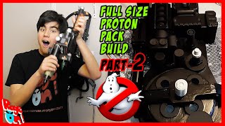 Part 2 Ghostbusters Proton Pack build series with Hasbro Spengler wand 3d printed  fiberglass [upl. by Zysk391]