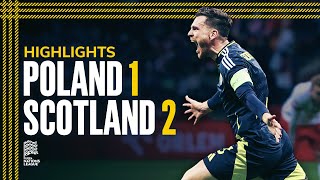 Poland 12 Scotland  Andy Robertson Scores Late Winner  2024 UEFA Nations League Highlights [upl. by Merwin]