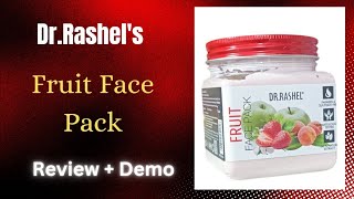 Dr Rashels Fruit Face Pack ReviewDemo  Dr Rashels Fruit Face Pack Review In Hindi [upl. by Zorine559]