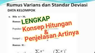 Varians dan Standar Deviasi [upl. by Ollayos999]