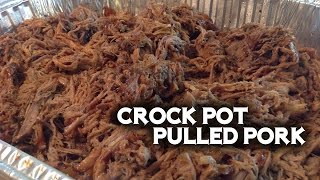 How to make Pulled Pork in a Crock Pot [upl. by Hanah]