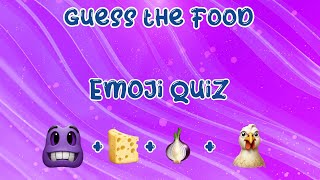 Guess The FOOD By Emoji 🍔🍦 Emoji Quiz  Emoji Challenge [upl. by Ycul710]