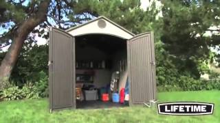 Lifetime 6405 Lifetime 8x10 Storage Shed  Epic Shed Reviews [upl. by Fowkes]