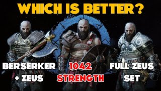 Build Comparison  Which is the Stronger Build  God of War Ragnarok [upl. by Alleuqram]