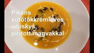 Pikáns sütőtökkrémleves whiskys pirított magvakkal  Húsimádó VLOG 6 [upl. by Shandy869]