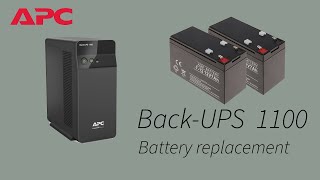 apc back ups 1100 battery replacement [upl. by Jahdiel214]