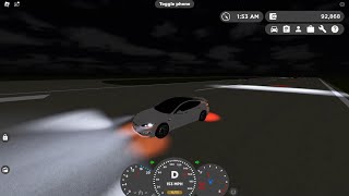 Tesla Model S Plaid VS McLaren Speedtail Drag Race  Greenville Roblox [upl. by Eelsel]