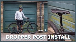 I install a Whyte  TranzX dropper post [upl. by Abad]