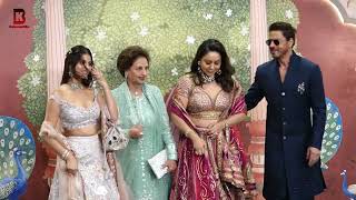 Ajay Devgn Shahrukh Khan With Family Arrives At Anant Ambani  Radhika Merchant Wedding Reception [upl. by Kcirdes]