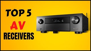 Top 5 Best AV Receivers of 2023  Buy Now [upl. by Elleivap]