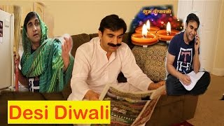 Desi family on Diwali  Lalit Shokeen Comedy [upl. by Gwenneth]