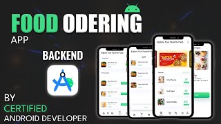 Complete Android Studio Project using Kotlin  Food Ordering App Backed [upl. by Ikcim]