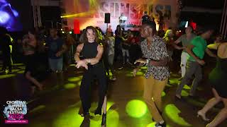 Vanessa Schott amp Usman Abdulrasaq  Salsa social dancing  Croatian Summer Salsa Festival 2023 [upl. by Spooner]