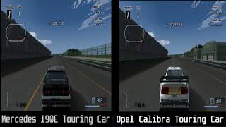 Gran Turismo 4 PS2  Mercedes 190E Vs Calibra Touring Car  Test Course  Full HD  60 Fps [upl. by Aihsot135]