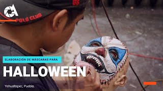 Elaboración de MÁSCARAS DE TERROR en Puebla [upl. by Emor]