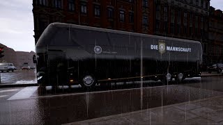 Fernbus Simulator  Mucha Lluvia de Hamburgo a Schwerin Alemania [upl. by Burrow]