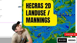 HEC RAS 2D  Modifying Landuse  Mannings Layer mannings landuse hecras [upl. by Aihsele776]