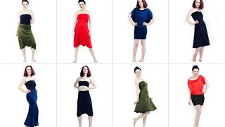 The Ultimate Travel Dress One Garment That Transforms Into Twenty Styles [upl. by Rosner]