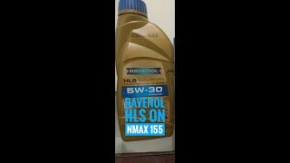 Ravenol HLS 5w30 on Yamaha ha Nmax 155VVA [upl. by Ame]