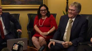 Utah Senate President Stuart Adams leads news conference on final night of legislative session [upl. by Yniffit]