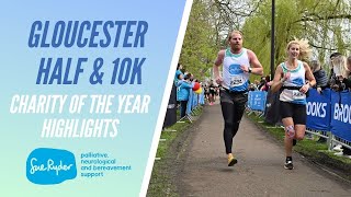 Gloucester Half amp 10K 2024  charity of the year highlights [upl. by Wilen153]