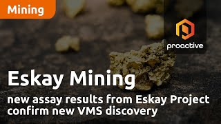 Eskay Mining new assay results from Eskay Project confirm new VMS discovery [upl. by Kazim833]