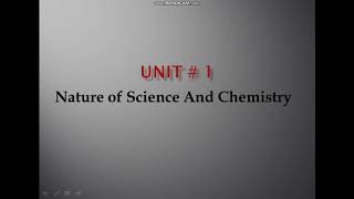 Chemistry  Class 9th  NBF New Book  Unit  1  Full unit notes and FBISE related important topics [upl. by Khorma]