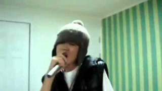 YG trainee BIKim Hanbin Raps to Hallelujah [upl. by Mandel622]