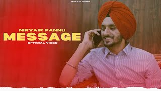 Message Official Video Nirvair Pannu  Click EP  Nirvair Pannu New Song [upl. by Enelcaj]