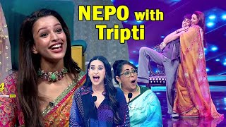 Indias Best Dancer Season 4 Tripti Dimri Dance Performance With Nepo IBD 4 [upl. by Nomde662]