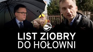 O CZYM JEST LIST ZIOBRY DO HOŁOWNI TVN24 [upl. by Erhard]