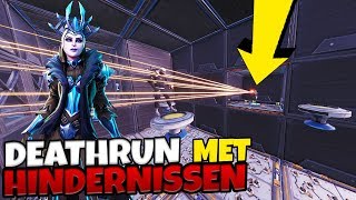 DEATHRUN PARKOUR MET HINDERNISSEN  Fortnite met Joost amp Roedie [upl. by Suoirtemed669]